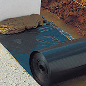 Sicherheits-Abdichtungsbahn / für Fundament / für Böden / in Rollenform