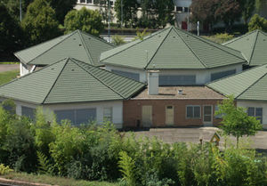 dach aus verzinktem Stahl / aus Stahlblech