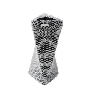 moderne Vase / Edelstahl / Keramik