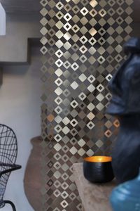 Vorhang / Geometrische Motive / Metall / Edelstahl