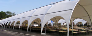 Leinen-Sonnenblende / öffentliche Bereiche / für sportliche Aktivität / für Hotels