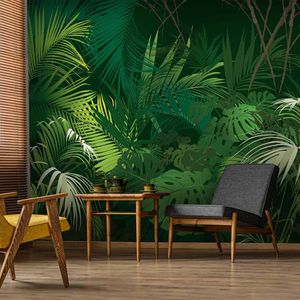 moderne Tapeten / Blumenmuster / mit Naturmotiv / Panorama