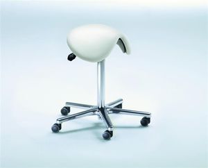 Arbeitshocker für Schönheitssalon / sattelförmig