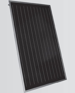 planer Thermischer Sonnenkollektor / zum Erhitzen von Wasser / aus entspiegeltem Glas