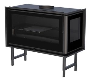 Holz-Kamineinsatz / für Ecken