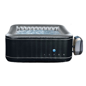 Hot Tub / zum Aufstellen / quadratisch / 4 Plätze / Außenbereich
