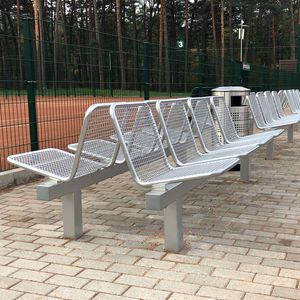 Stahl-Traversenbänke / 2 Plätze / 3 Plätze / 4 Plätze