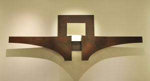 Holzskulptur / wandmontiert