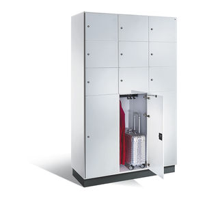 Stahl-Garderobenschrank / für öffentliche Einrichtungen / Objektmöbel