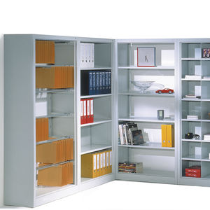 klassisches Regal / Stahl / für Büro / Gewerbe