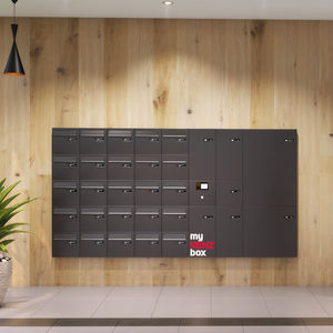 wandmontierter Briefkasten / Einbau / Bodenmontage / kollektiv