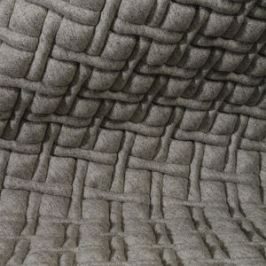 Möbelstoff / mit geometrischem Muster / Polyester / Wolle