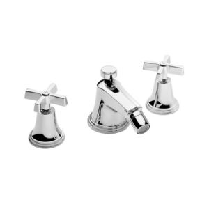 Mischbatterie für Bidet / freistehend / verchromtes Metall / für Badezimmer