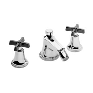 Mischbatterie für Bidet / freistehend / verchromtes Metall / für Badezimmer