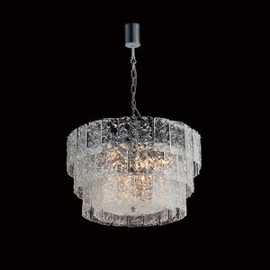 moderner Lüster / aus Muranoglas / Glühlampen