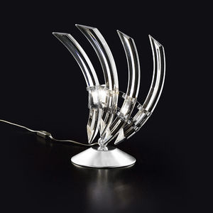 Tischlampe / klassisch / Glas / Innenraum