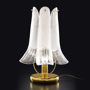 Tischlampe / modern / aus Kristall / Innenraum