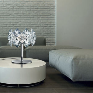 Tischlampe / modern / aus Kristall / Innenraum