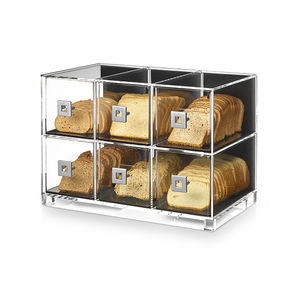 Vitrine für Theken / modern / Glas / Objektmöbel