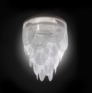 Lüster / originelles Design / Opalflex® / Glühlampen