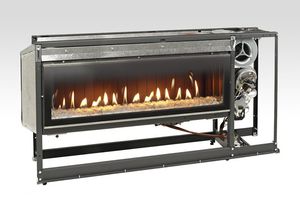 Geschlossene Feuerstelle / Gas / 1 Sichtseite / 2 Sichtseiten / Metall