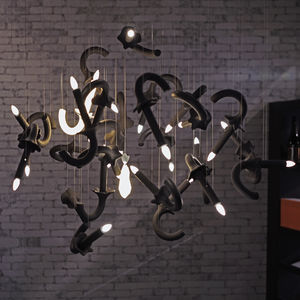 Lüster nach Maß / originelles Design / aus Porzellan / LED