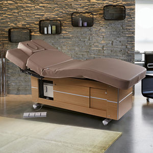 elektrische Massageliege / Holz / mit Stauraum