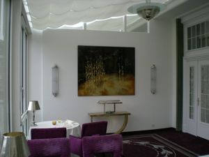 Wandleuchte / Art Deco / Glas