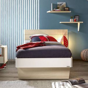 Standardbett / einfach / modern / Kopfteil