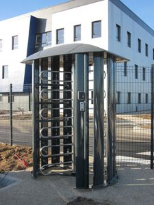 Sicherheitsdrehkreuz / Metall / für öffentliche Einrichtungen