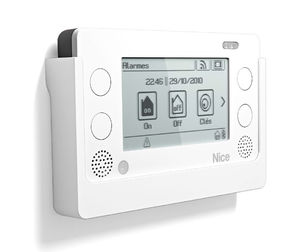 Bedientastatur für Hausautomationssystem / wandmontiert