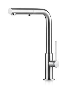 Edelstahl-Einhebelmischer / Küchen / 1-Loch / mit ausziehbarer Brause