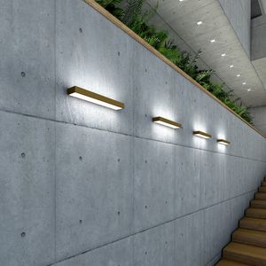 moderne Wandleuchte / aus lackiertem Stahl / aus Acrylglas / LED