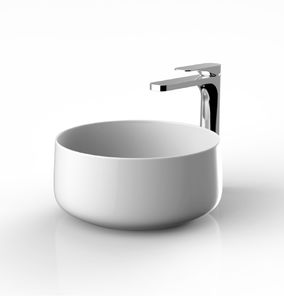 Aufsatzhandwaschbecken / rund / Keramik
