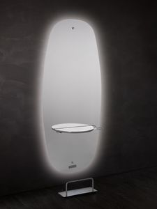 moderner Schminktisch / Laminat / wandmontiert / für Frisörsalon