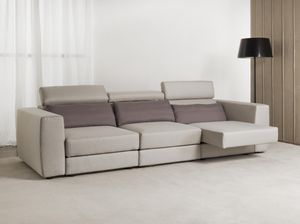 modernes Sofa / Stoff / schrägstellbar