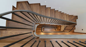 gerade Treppe / Viertelgewendelte / halbgewendelte / Stahlstruktur