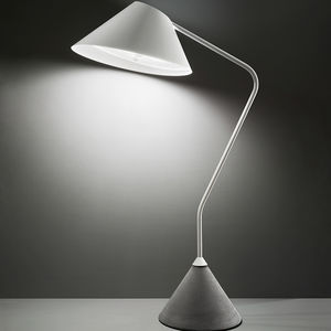 Stehleuchte / modern / aus Methacrylat / Metall