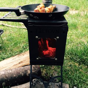 Holzherd / für Heizkessel / Grill