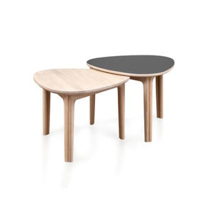 Beistelltisch / skandinavisches Design / aus Eiche / aus Nussbaum / aus Wenge