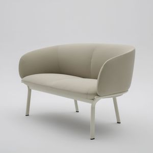 kompaktes Sofa / modern / Stoff / pulverbeschichteter Stahl