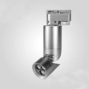 LED-Schienenleuchte / rund / aus anodisiertem Aluminium / für Hotels