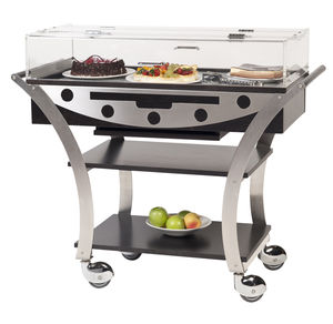 Käsewagen / Garten / für Restaurants / gekühlt
