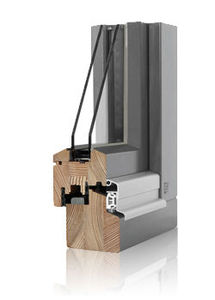 Holz-Fensterprofil / wärmeisolierte