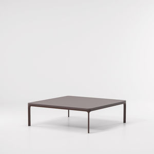 moderner Couchtisch / Aluminium / Stein / rechteckig