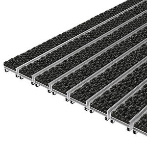 Eingangsmatte für öffentliche Einrichtungen / Aluminium / Schmutzfang / Profil
