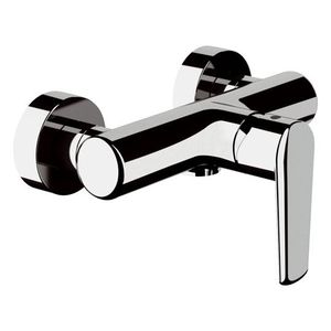 Einhebelmischer für Duschen / für Badewanne / wandmontiert / aus verchromtem Messing