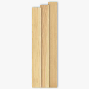 Mehrschichtparkett / verklebt / Douglasie / naturölbehandelt