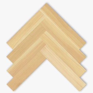 Mehrschichtparkett / verklebt / Douglasie / naturölbehandelt
