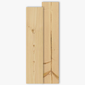 Mehrschichtparkett / verklebt / Douglasie / naturölbehandelt